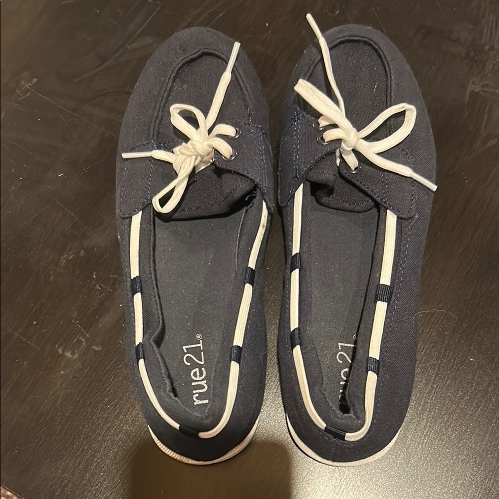 Rue21 Navy Slip-On Canvas Shoes